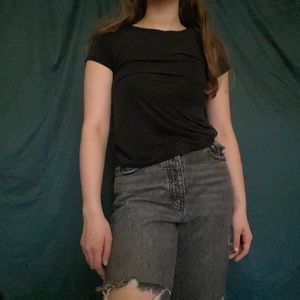 black american eagle t-shirt